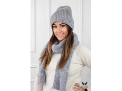 Set čepice a&nbsp;šála model 20794876 šedý - Kamea