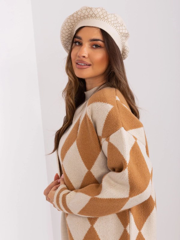 Světle béžová čepice model 20724709 béžová - FPrice