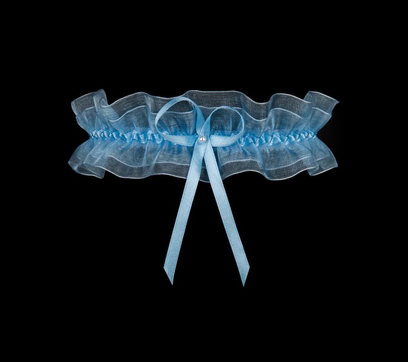 Podvazek model 20946289 modrá - Julimex - spodní prádlo podvazkové pásy