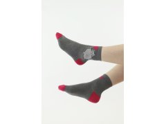 Dámské ponožky 113 šedé s model 18637900 - Moraj