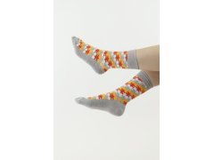 Veselé ponožky šedé model 18336593 - Moraj