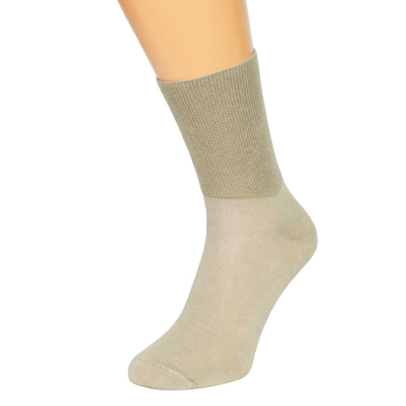 Dámské ponožky D-506 béžové - Bratex - Doplňky ponožky