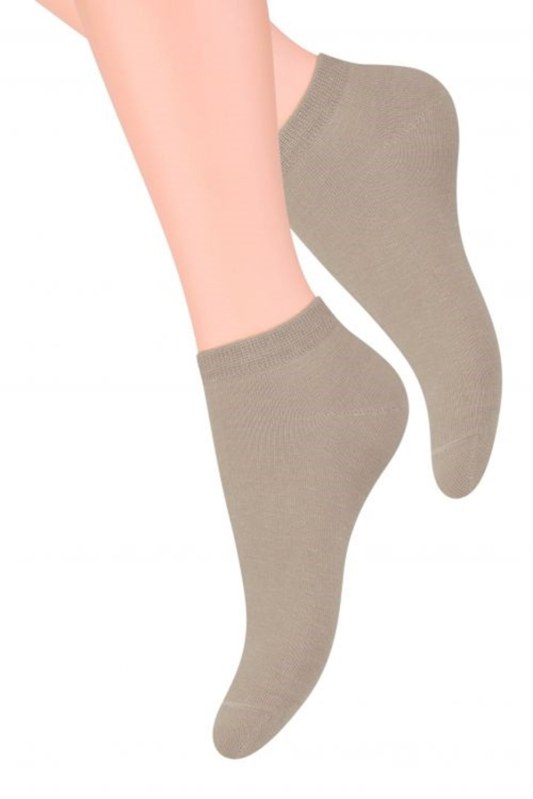 Dámské ponožky model 15344250 beige - Steven - Doplňky čepice, rukavice a šály