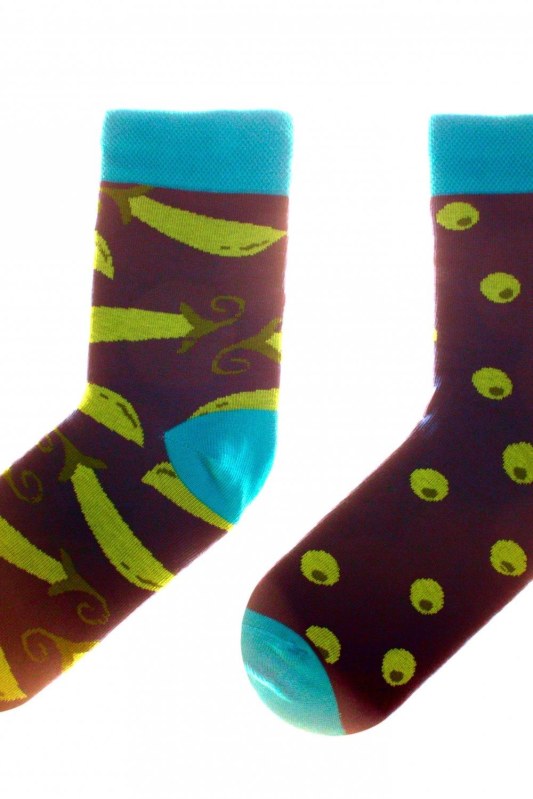 Obrázkové ponožky 80 Funny pea - Skarpol - Doplňky čepice, rukavice a šály