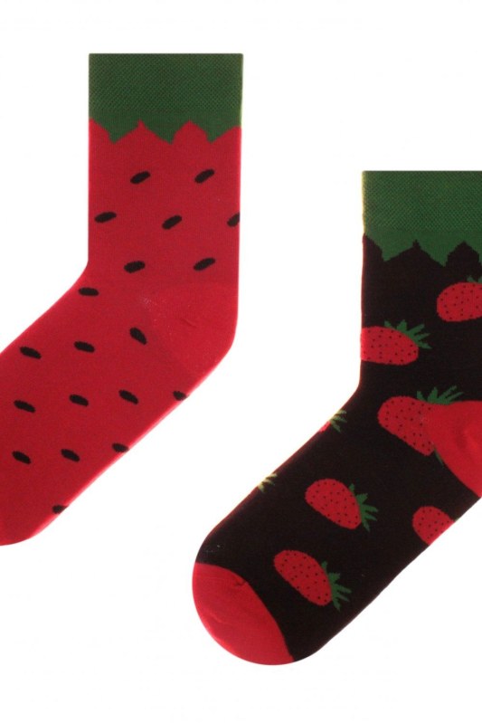 Obrázkové ponožky 80 Funny strawberry - Skarpol - Doplňky ponožky