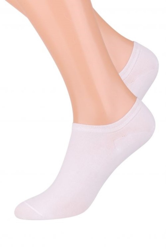 Dámské ponožky 007 white - Steven - Doplňky čepice, rukavice a šály