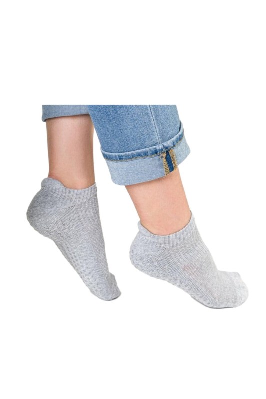 Dámské ponožky model 15344412 grey - Steven - Doplňky čepice, rukavice a šály