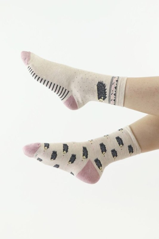 ponožky 906 béžové s model 18336605 - Moraj - Doplňky čepice, rukavice a šály