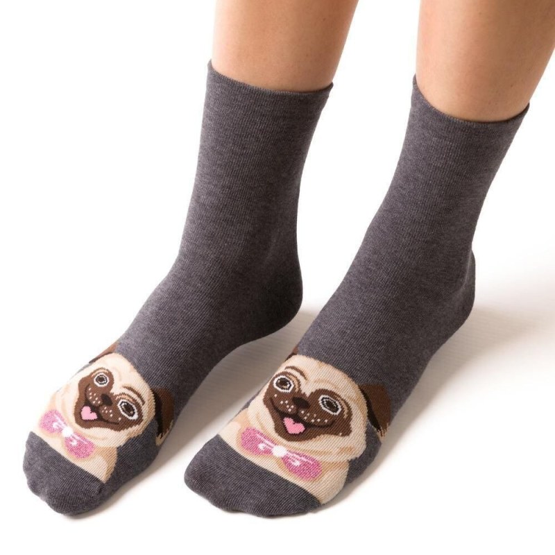 Ponožky tmavě šedé model 18703769 - Steven - Doplňky čepice, rukavice a šály