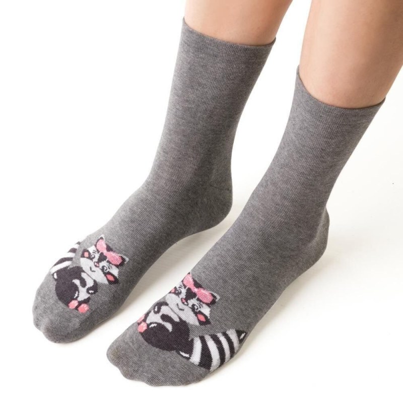 ponožky šedé model 18703771 - Steven - Doplňky čepice, rukavice a šály