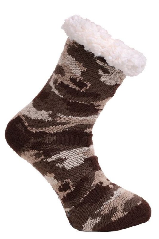 ponožky hnědé model 19019332 - Moraj - Doplňky čepice, rukavice a šály