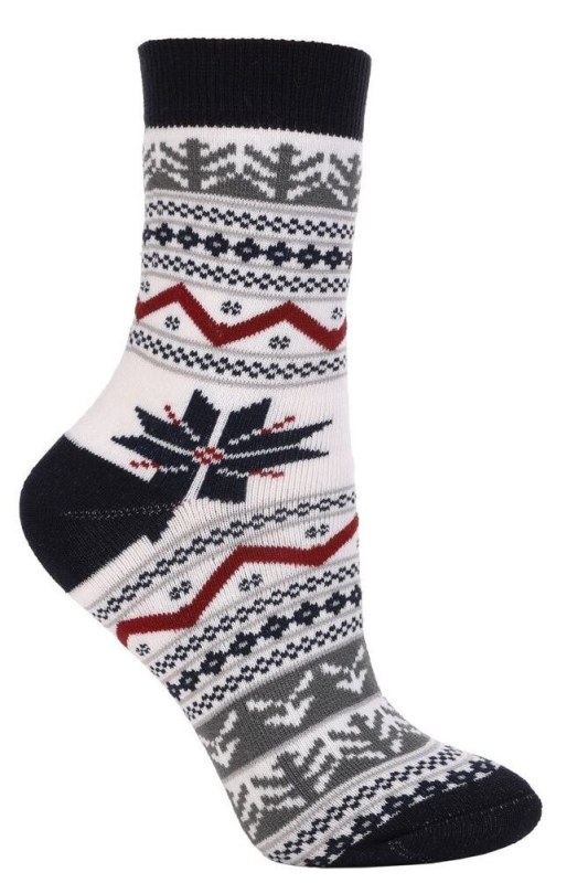 Termofroté ponožky Scandi 1 s norským vzorem - Doplňky ponožky