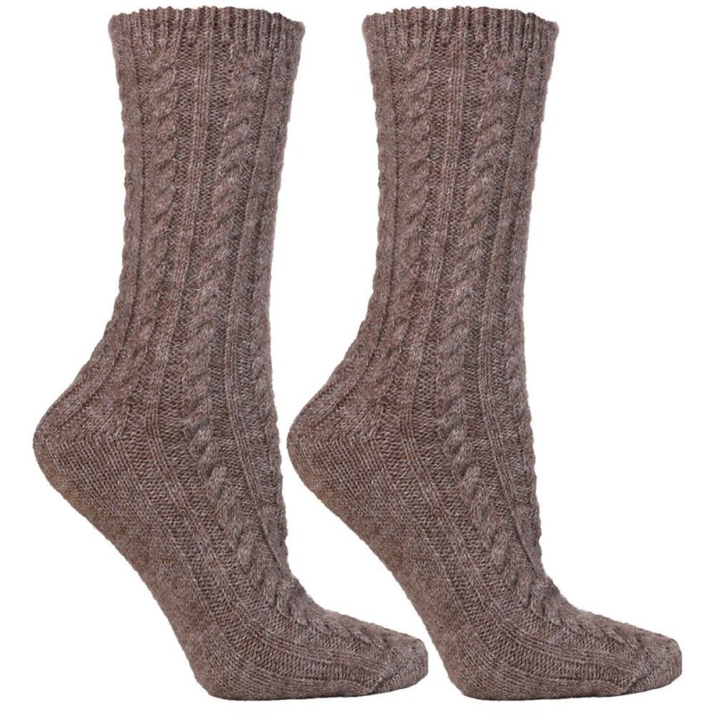 Ponožky s vlnou Wool béžové - Doplňky ponožky