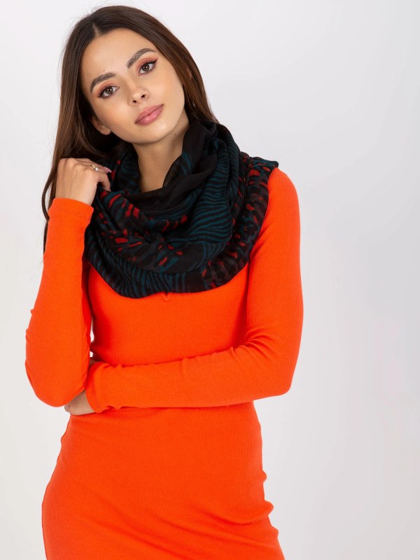 Dámský šátek AT KM S model 21822096 Tmavě modrá vzor - FPrice