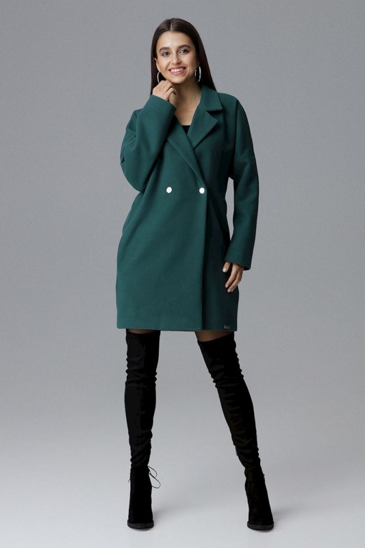Dámský kabát / plášť model 14448913 - Figl - Doplňky čepice, rukavice a šály