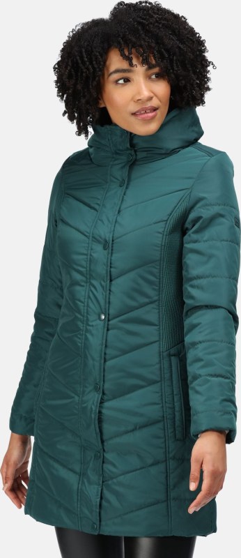 Dámský zimní kabát Regatta RWN186 Parthenia 3EB zelený - Regatta - Doplňky čepice, rukavice a šály