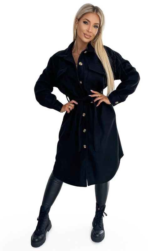 Dámský kabát 493-2 - Numoco basic - Dámské kabáty