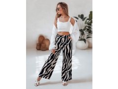 Dámské pruhované kalhoty se širokými nohavicemi model 22270409 - FashionStreet