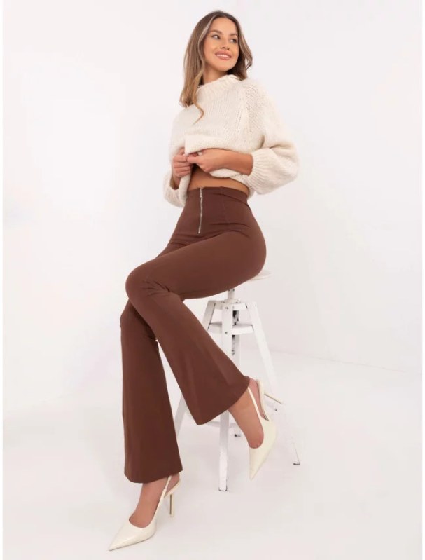 Dámské kalhoty NM SP model 21175899 Tmavě hnědá - FPrice