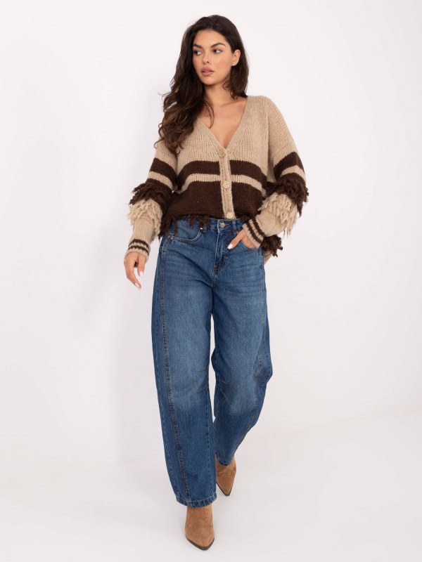 Dámské kalhoty model 22034930 modré - FPrice - Dámské kalhoty