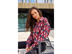 Dámská košile s dlouhým rukávem model 18411415 - Roco Fashion