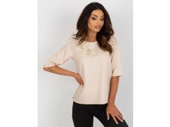 Dámská halenka LK BZ model 21288375 Béžová - FPrice