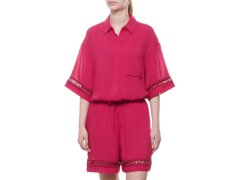 Dámská plážová košile 262732 4R338 01975 třešňová - Emporio Armani