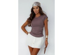 Dámská halenka model 21470039 Mocca hnědá - LaBalancia