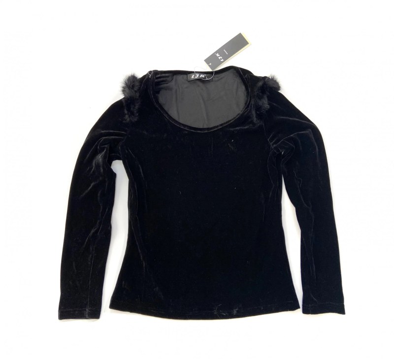 Dámská halenka s kožíškem model 14794879 - LJR