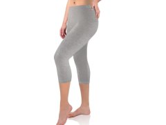 Dámské legíny WOMEN 3/4 šedé - Sesto Senso