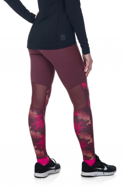 Dámské legíny model 18250217 tmavě červená - Kilpi