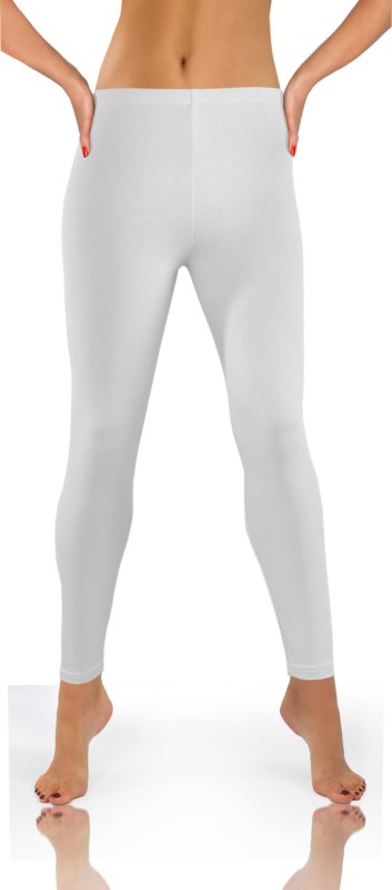Dámské dlouhé legíny LEG 01 bílá - Sesto Senso - Dámské kalhoty