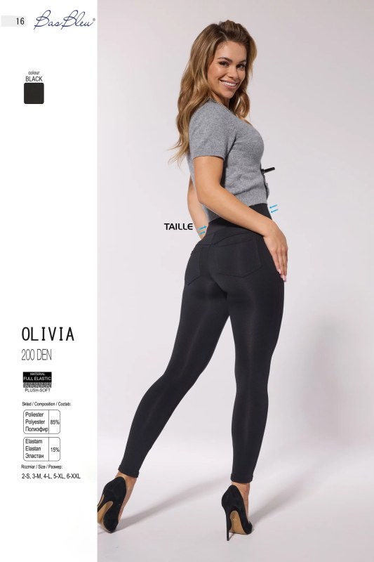 Legíny Olivia - Bas Bleu Legíny Olivia - Bas Bleu - kalhoty