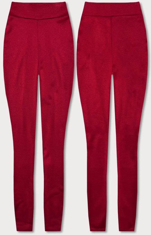 Červené bavlněné dámské legíny model 22002833 - FPrice