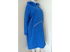 Dámská dlouhá teplá mikina model 21140216 modrá - FPrice