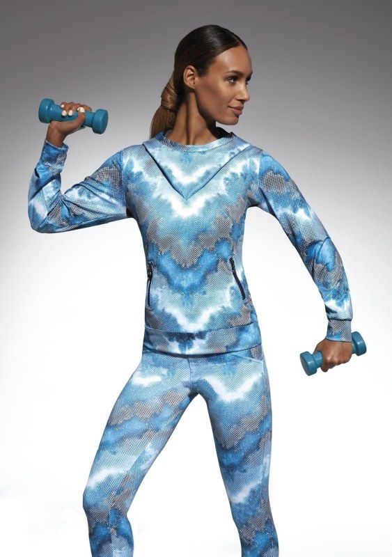 Sportovní dámská mikina Energy Blouse - Bas Bleu - Doplňky čepice, rukavice a šály