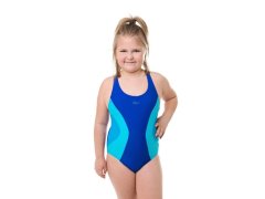 Dívčí jednodílné plavky Bibione II modro-tyrkysové