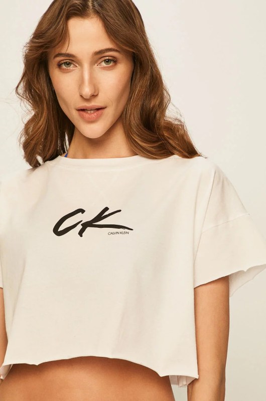 Plážový top model 8397711 bílá - Calvin Klein