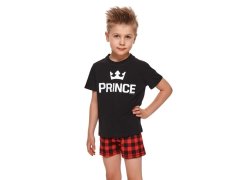Krátké model 15223158 pyžamo Prince černé