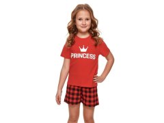 Krátké dívčí pyžamo model 15223163 červené - DN Nightwear