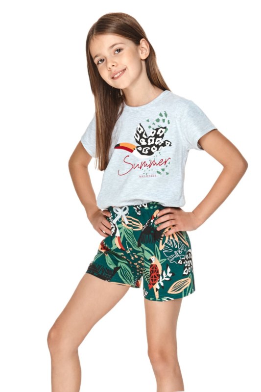 Dívčí pyžamo model 18394399 Sonia šedé - Taro - Dámské pyžama