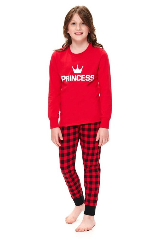 Dívčí pyžamo model 17526294 červené - DN Nightwear - Dámské pyžama