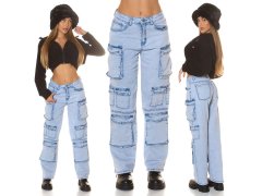 Sexy džíny model 21178085 světle modré - Koucla