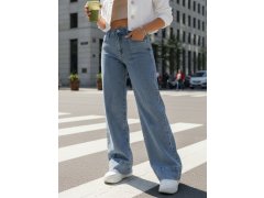 Dámské široké džíny model 22185644 modré - FashionStreet