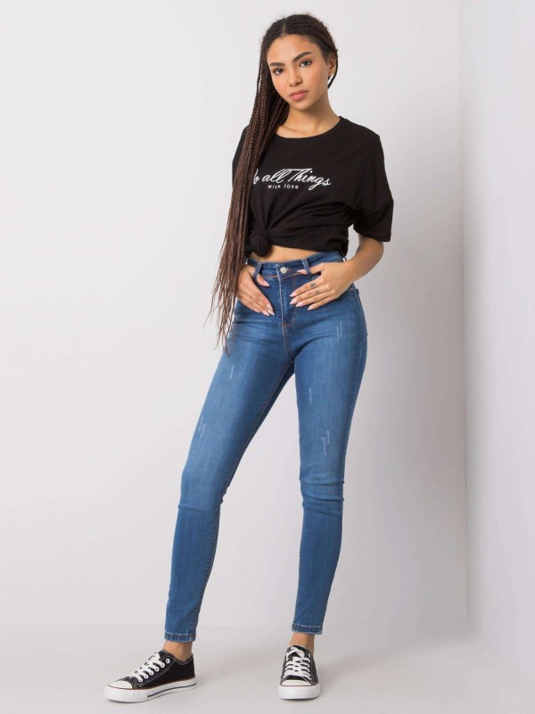 Dámské úzké džíny model 15802253 RUE PARIS - FPrice - Doplňky čepice, rukavice a šály