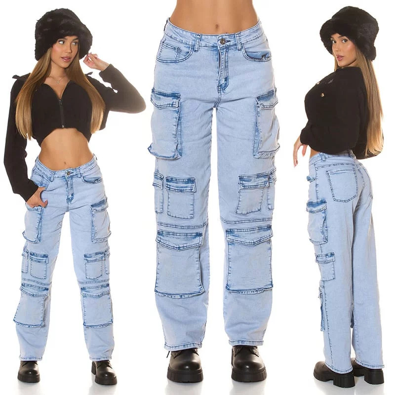 Sexy džíny model 21178085 světle modré - Koucla
