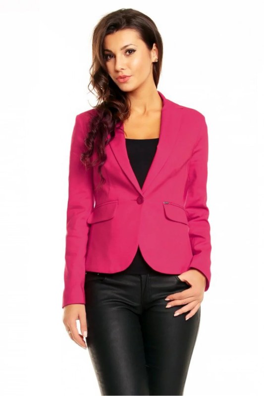 Dámské sako model 21273595 růžové - Cabba