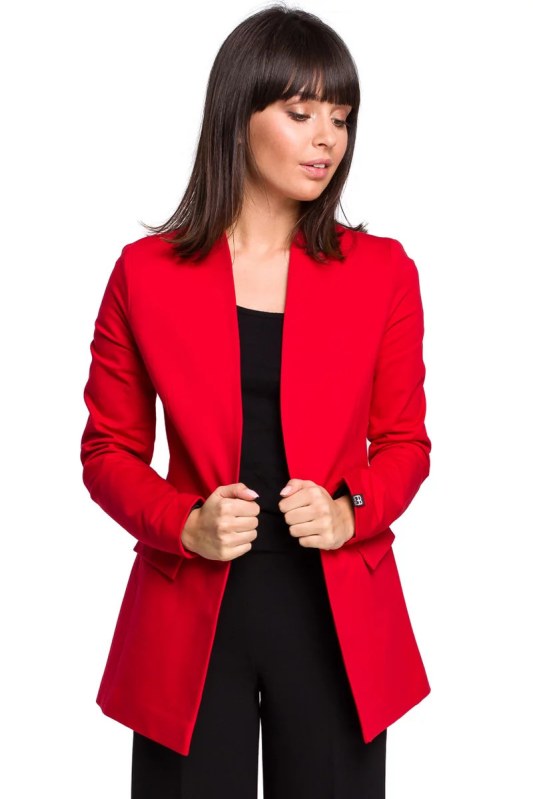 Dámské sako model 20146222 Červená - BeWear