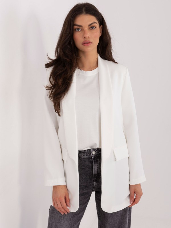Dámské sako ecru model 22018567 - FPrice