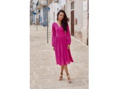 Dámské šaty model 18694725 Tmavě fialová - Roco Fashion